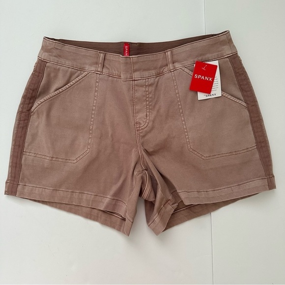 SPANX Pants - Spanx Stretch Twill Shorts, 4” Mauve Size Large